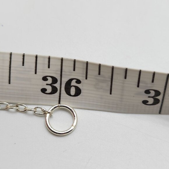 Lauren Ralph Lauren Station Necklace Clear Rectangular Crystals 36 Inches - Picture 6 of 6